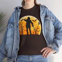 Full Moon Zombie! Graphic Unisex Heavy Cotton Tee