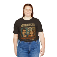 Vintage SNL Tee - Unisex Jersey Short Sleeve T-Shirt - Weekend Update Jane You Ignorant Slut Graphic Shirt