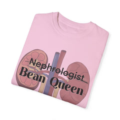 Nephrologist Bean Queen, Graphic Unisex Garment-Dyed T-shirt