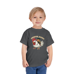 Toddler Chicken Jockey Tee - Fun Minecraft Animal T-Shirt for Kids