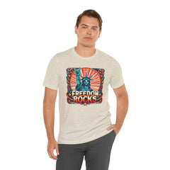 July 4th Statue Of Liberty Freedom - Graphic Unisex Short Sleeve Tee