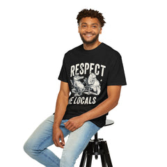 Alligator and Manatee Respect the Locals T-Shirt — Vintage Beach Vibes Graphic Tee