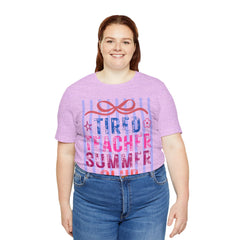 Tired Teacher Summer Club Tee