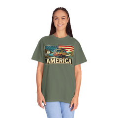 Ventura Highway Driving America Graphic Comfort Colors Unisex Garment Dyed T-shirt