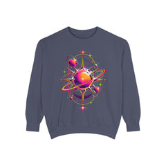 Cosmic Orbit Sweatshirt — Neon Planet Graphic Pullover