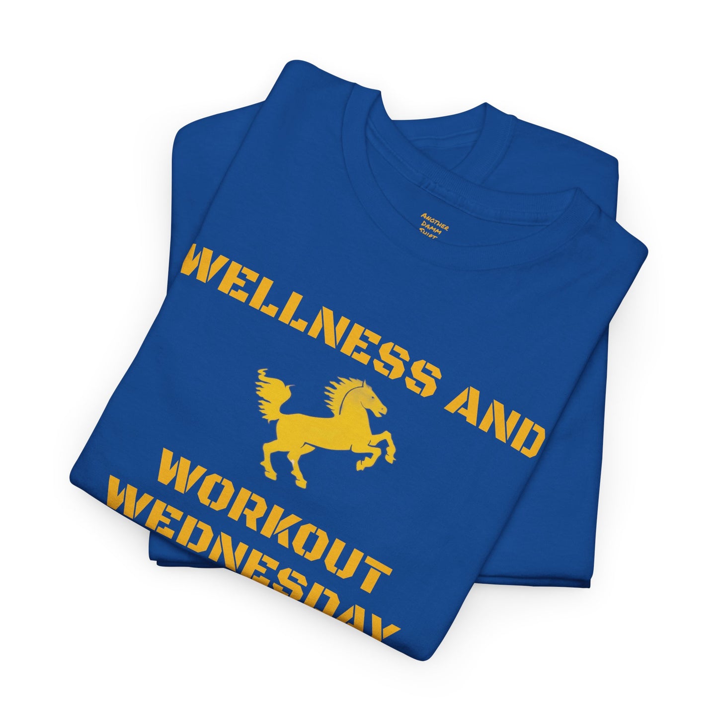 CHC Elementary School WELLNESS and WORKOUT WEDNESDAY - Unisex Heavy Cotton T-Shirt