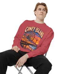 Brooklyn's Coney Island Sunset Sweatshirt - Comfort Colors Soft