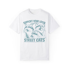 Support Local Street Cats, Retro Style Comfort Colors Shirt