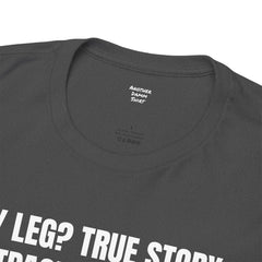 Amputee Exploding JetPack Humor - Unisex Garment-Dyed T-shirt