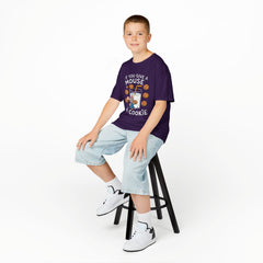 Kids Heavy Cotton™ Tee - "If You Give a Mouse a Cookie" - Fun Cartoon Shirt for Young Readers