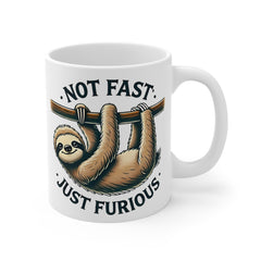 Not Fast Just Furious Sloth Mug