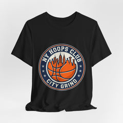 City Grind Varsity Basketball Tee | NY Hoops Club, streetwear collegiate