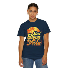 Del Boca Vista Graphic - Unisex Garment-Dyed T-shirt