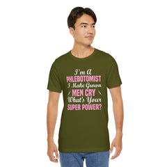 Phlebotomist Humor Tee, Funny Medical Shirt, Nurse Gift, Blood Tech Wear, Cute Phlebotomy Humor, Healthcare Apparel