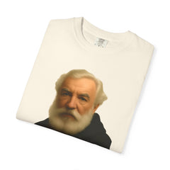 Alexander Graham Bell Quote T-Shirt — "I invented the phone. And somehow people still don't pick up."