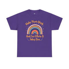 DOT DAY Make Your Mark And See Where It Takes You - Graphic Unisex Heavy Cotton Tee