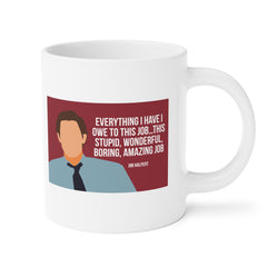 Jim Halpert Quote - Ceramic Mugs (11oz\15oz\20oz) | The Office, TV Series, Fan Gift, Pop Culture Humor, Gift For Him, Gift For Her, Novelty