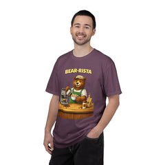 Bear‑Rista Coffee T‑Shirt — Cute Barista Bear Graphic Tee