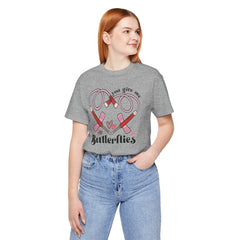 Phlebotomist Heart Butterflies Tee