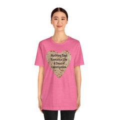 Funny Matzah Heart Constipation Quote For Passover Unisex Tee