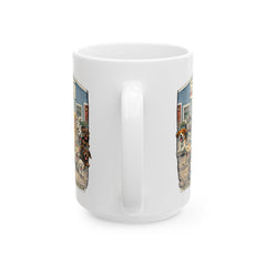 Who Let The Dogs Out Baldwin Harbor Animal Hospital Ceramic Mug – (11oz/15oz)