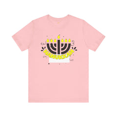Hanukkah Menorah - Unisex Jersey Short Sleeve Tee
