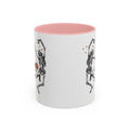 Who wants to Dance? Tis The Season White Ceramic Dancing Skeletons Mug