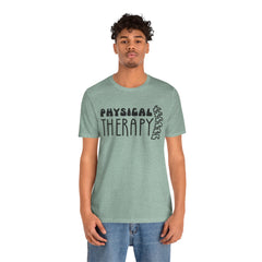 Physical Therapy Unisex Tee - Spine Graphic Gift for PT Student