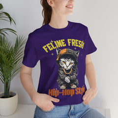 Funny Feline Fresh Hip Hop Style - Graphic Tee