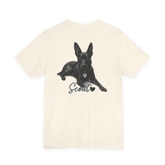 Dog Dad T-Shirt — Personalized Your Dog Image  Tee (Custom Name)