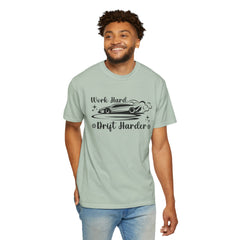 Sports Car Drift Unisex T-Shirt - Work Hard, Drift Harder