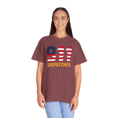 Vintage 911 Dispatcher Garment Dyed T-Shirt