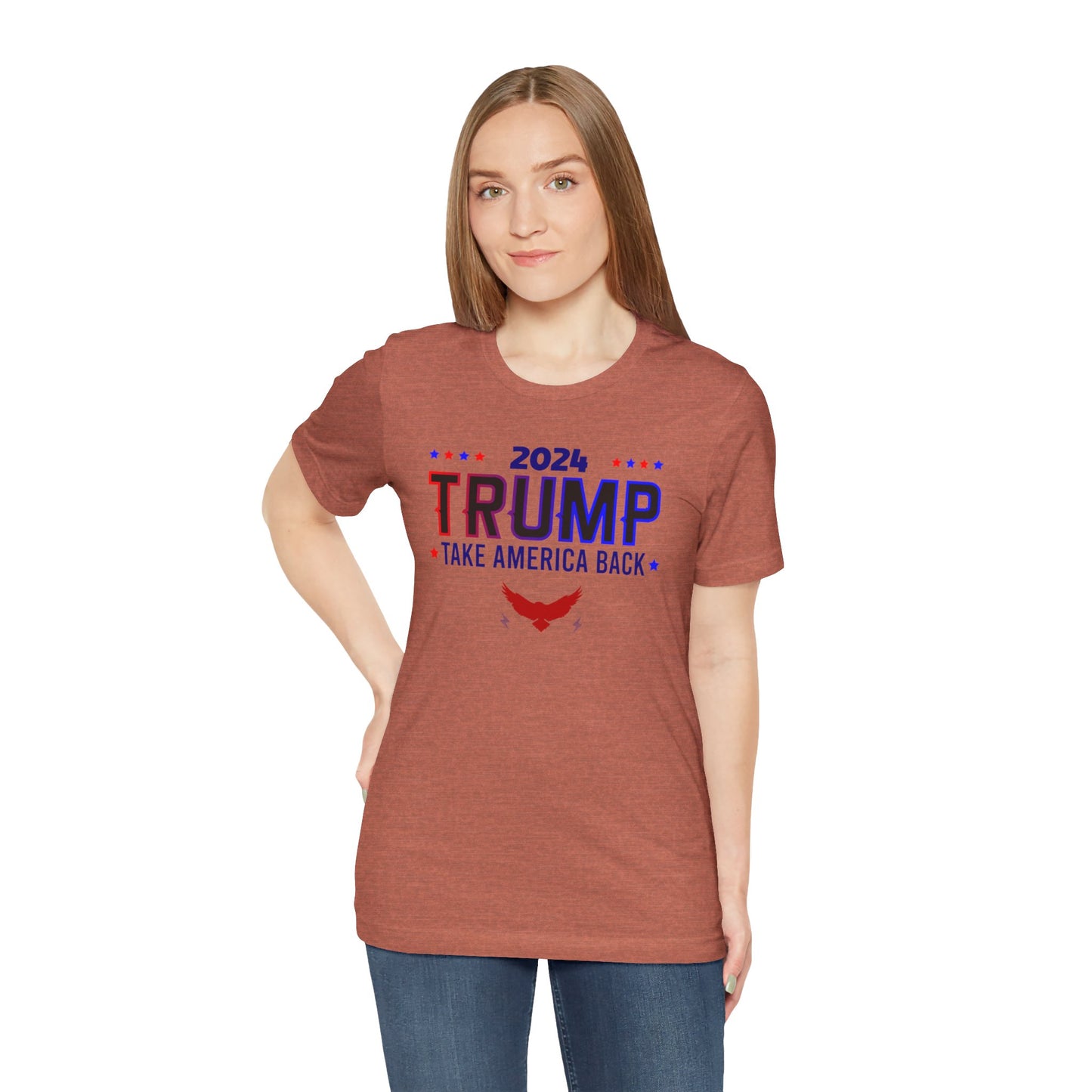 2024 TRUMP Take America Back Political Short Sleeve Tee