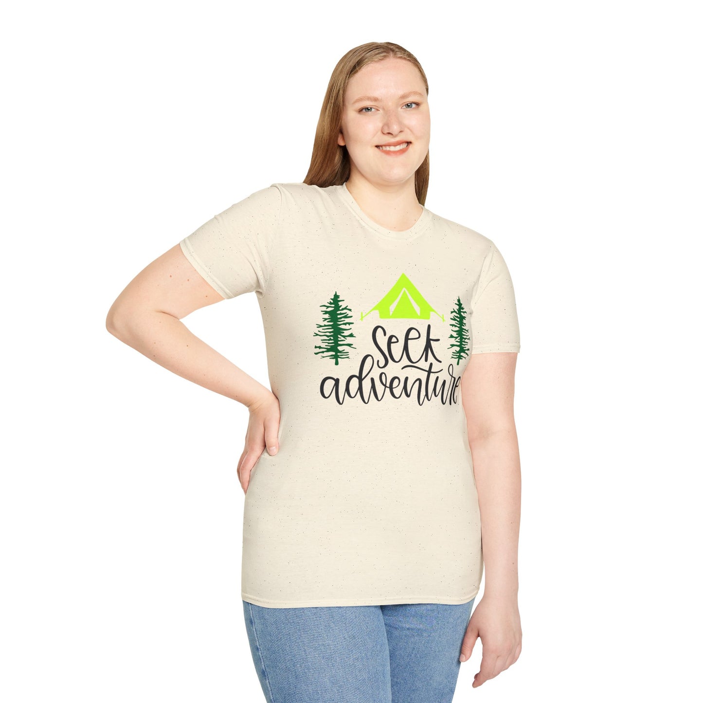 Seek Adventure Unisex Softstyle T-Shirt