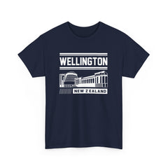 Wellington New Zealand Cities of The World Series Unisex Heavy Cotton Tee
