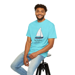 Hempstead Bay Sailing Club Graphic T-Shirt — "Real Sailors Fly Scots" Nautical Tee
