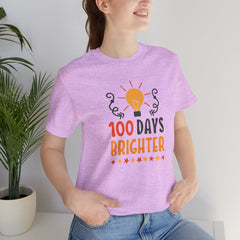 100 Days of School Brighter Teacher Appreciation T-Shirt