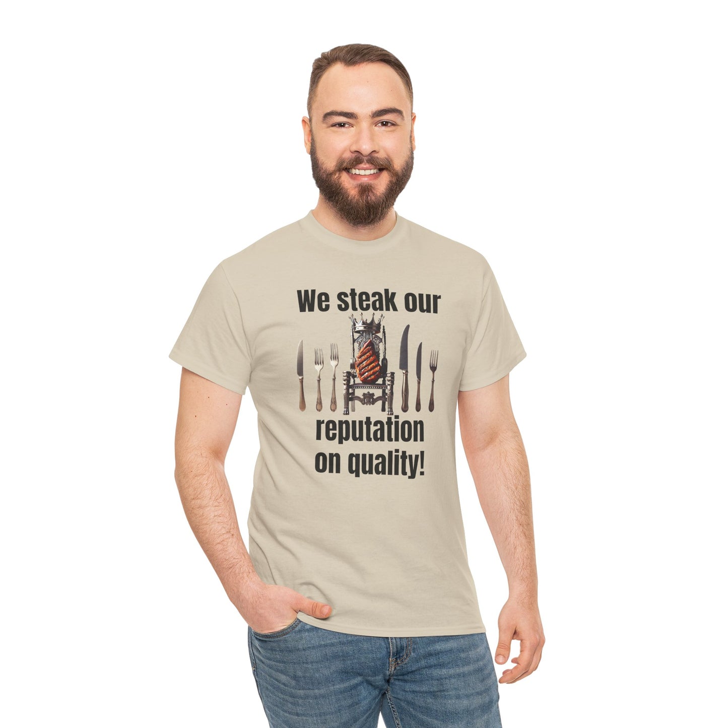 Butcher We steak our reputation on quality! - Unisex Tee