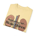 Nephrology NP Bean Queen, Graphic Unisex Garment-Dyed T-shirt