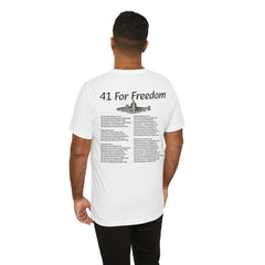 41 For Freedom FBM Fleet Ballistic Missile Submarine Unisex Jersey Short Sleeve Tee