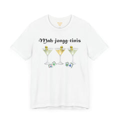 Mah-jongg-tinis  / Mahjong Martini graphics  / Unisex Jersey Short Sleeve Tee /  See Our Matching Tote Bags and Coffee Mugs