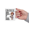 COFFEE Explained, Graphic Ceramic Mug, (11oz, 15oz)