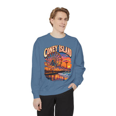 Brooklyn's Coney Island Sunset Sweatshirt - Comfort Colors Soft