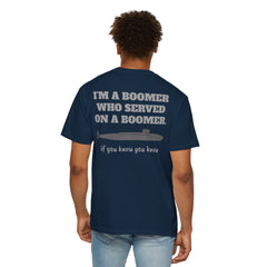 Poseidon Unisex Submarine T-Shirt – "I'm a Boomer Who Served on a Boomer"