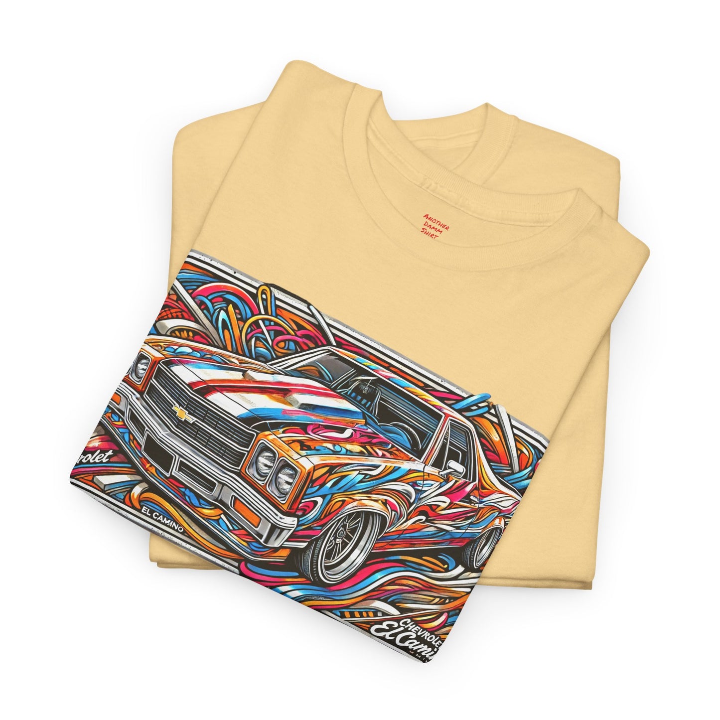 Graffiti Mania Chevrolet El Camino Graphic - Unisex Heavy Cotton Tee