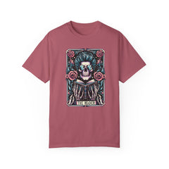 TAROT CARD WEED T Shirt, Vintage Style tee, Skeleton Reader Graphic Tee, Weed Lover, Smoke Cannabis tee, Relaxed Fit tee, Stoner Lifestyle