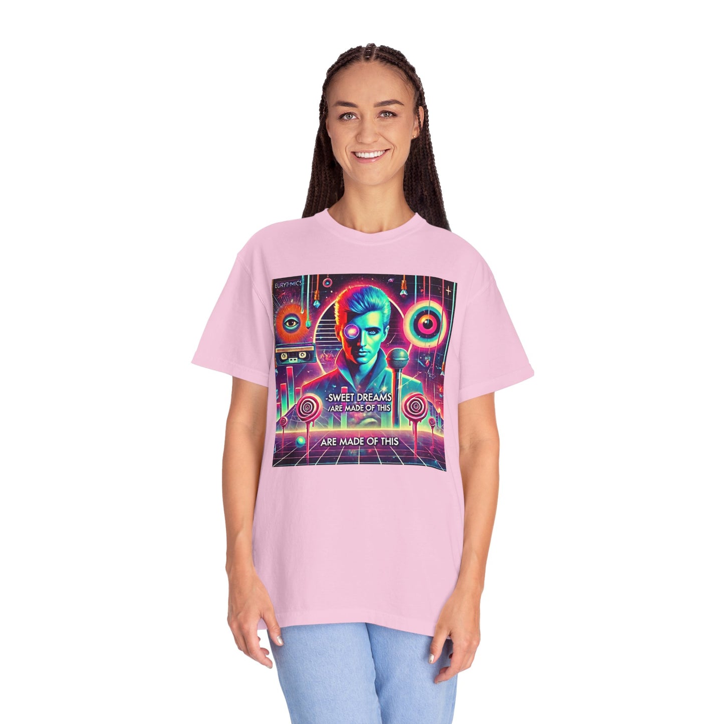 80s Music Sweet Dreams Are Made Of This  - Graphic Comfort Colors Garment Dyed Shirt