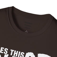 Does This Shirt Make My Bass Look Big Unisex Softstyle T-Shirt  A unique gift idea for people who love to fish