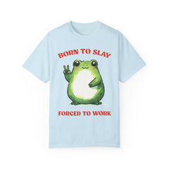 Vintage Style Frog , Born to slay -  Stylish Unisex T Shirt