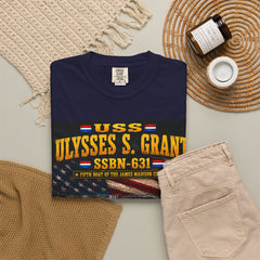 USS Ulysses S. Grant SSBN-631 41 For Freedom T-Shirt — "Let Us Have Peace" Quote